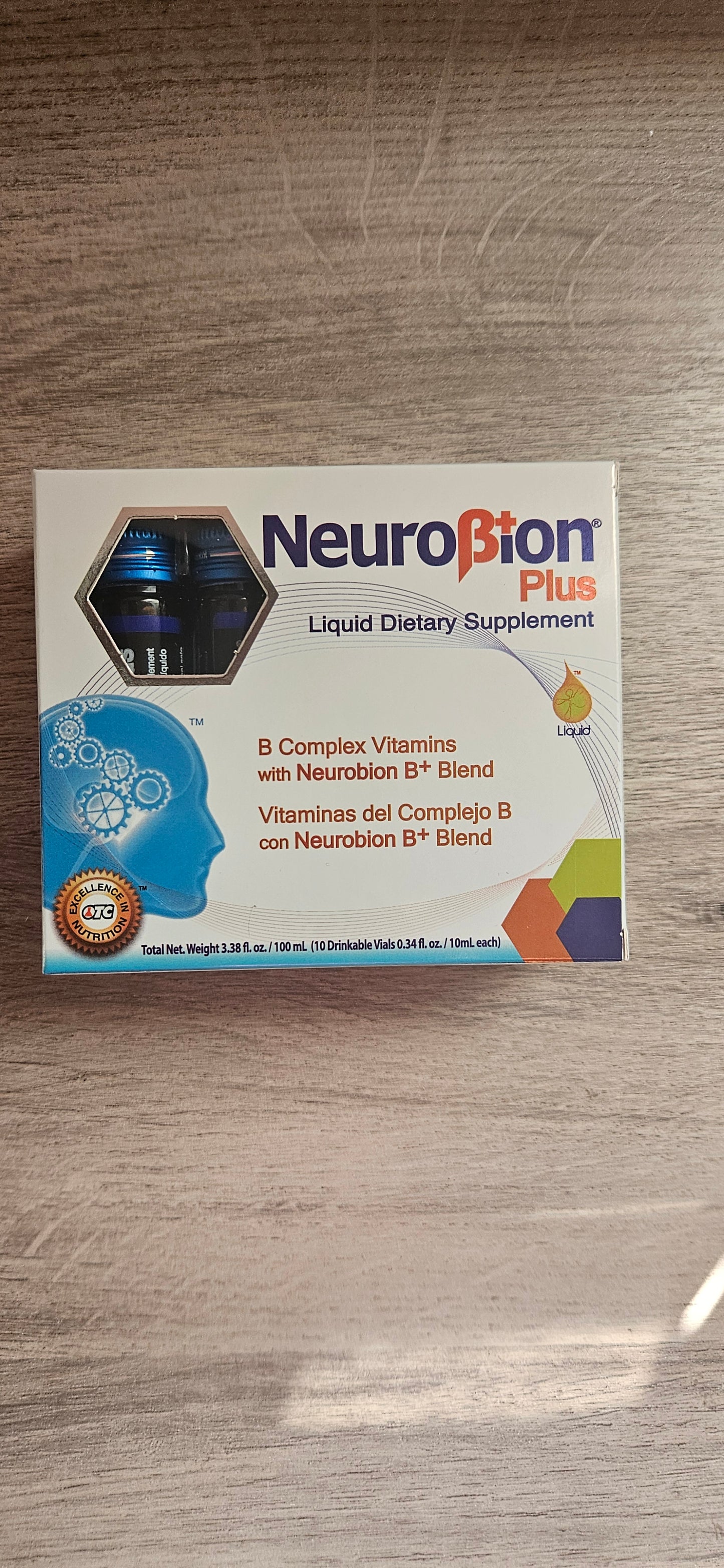 Neurobion Plus 10 Viales/ Vials (10ml Each) Total fet Weight 120ml 2/174
