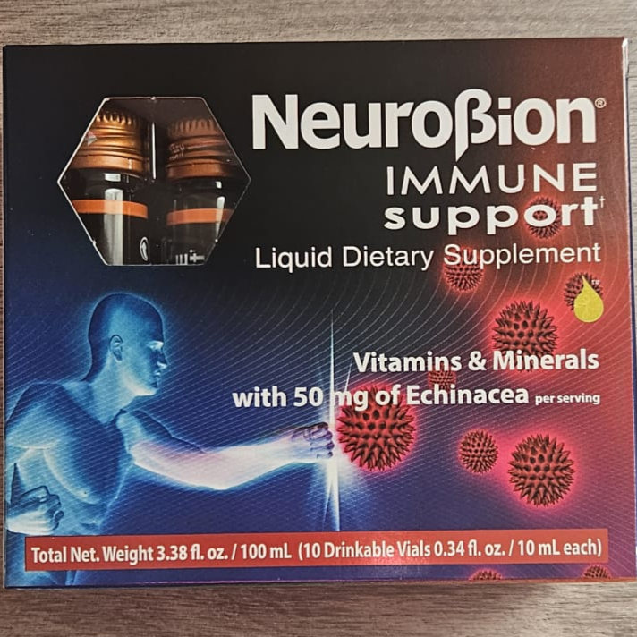 Neurobion Immune Support (8 Viales / Vials) Total Weight 4.06 oz, (7/1 7)